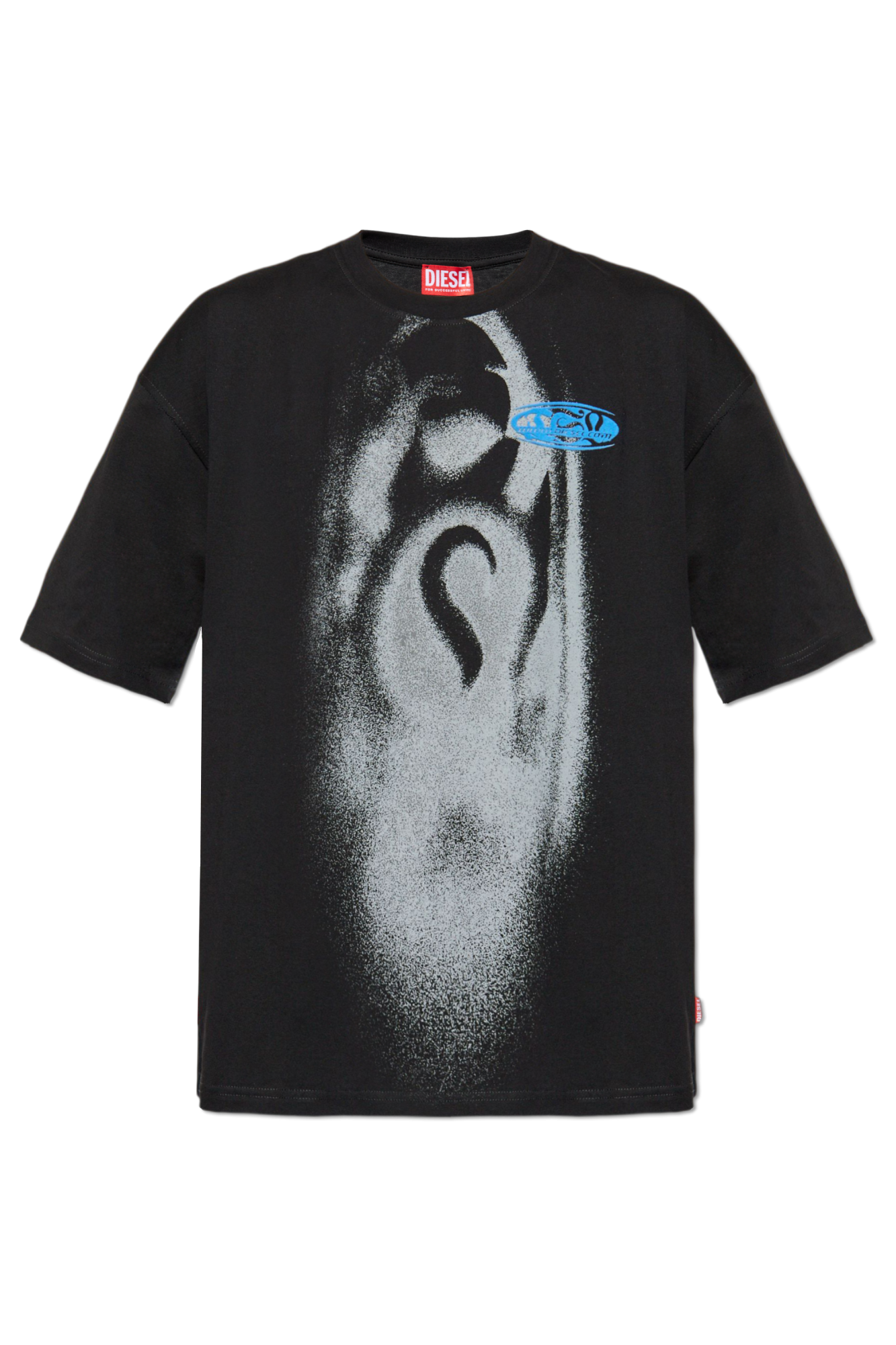 Tシャツ・カットソー DIESEL 'T-Boxt-R30' T-shirt Black Men's T-shirt with small logo | Black | Diesel